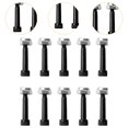 thumbnail image 6 of Zxpjkyu 10Pcs BBQ Grill Motor Shaft Nut Bolt Motor Part Multiuse Sturdy Directly Replace, 6 of 8