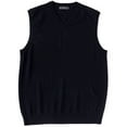 thumbnail image 3 of Hart Schaffner Marx Men's Big Tall Extra Fine Merino Wool Sweater Vest (Black, XX-Large Tall), 3 of 13