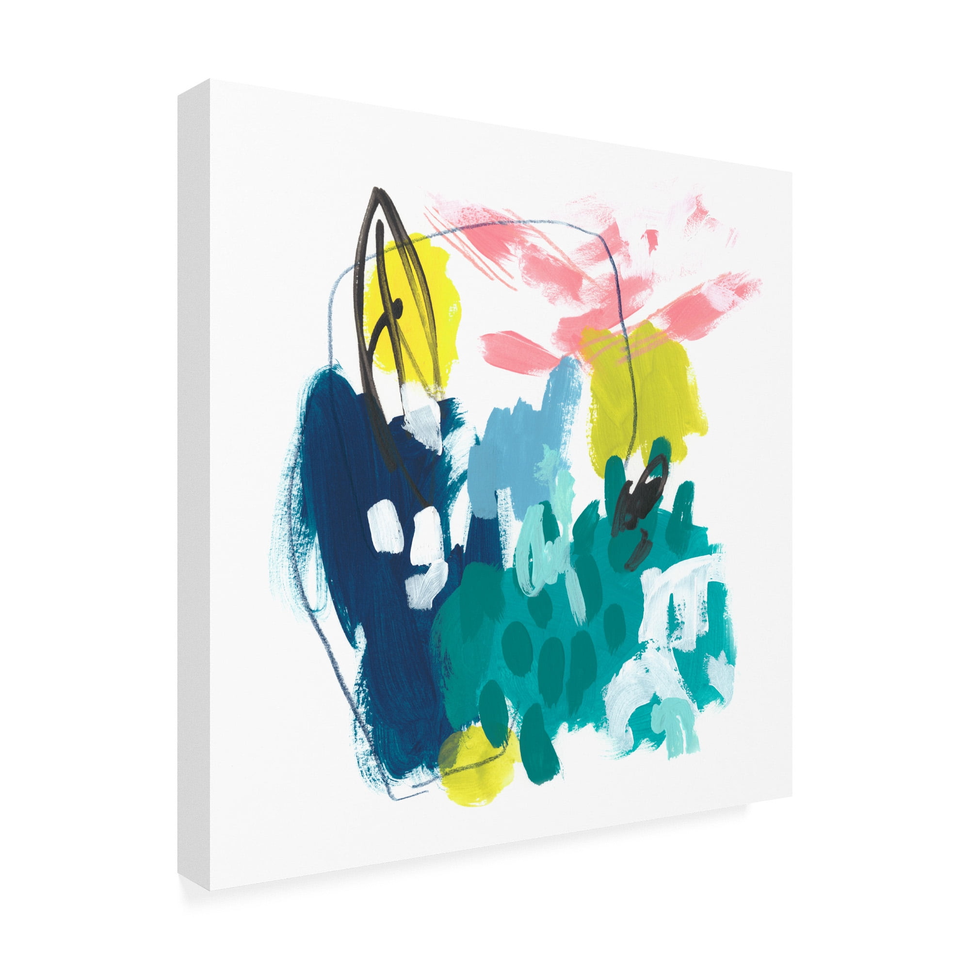 Trademark Fine Art 'Chromatic Sketch I' Canvas Art by June Erica Vess