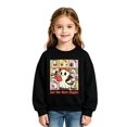 thumbnail image 2 of Likimi Toddler Kids Girls Halloween Sweatshirts Hallowmas Ghost Print Crew Neck Sweatshirt For Girls Long Sleeve Loose Fit Comfortable Pullover Size 9-10 Years, 2 of 3