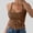 Coffee, variant on Womens Tank Top Sleeveless Crew Neck Fitting Basic Tops Woman Summer Clothes Trendy Tops for Women