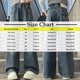 thumbnail image 3 of Cowsor Girls Baggy Jeans Distressed Denim Pants Elastic Waist Wide Leg Jeans for Girls Kids Loose, 3 of 7