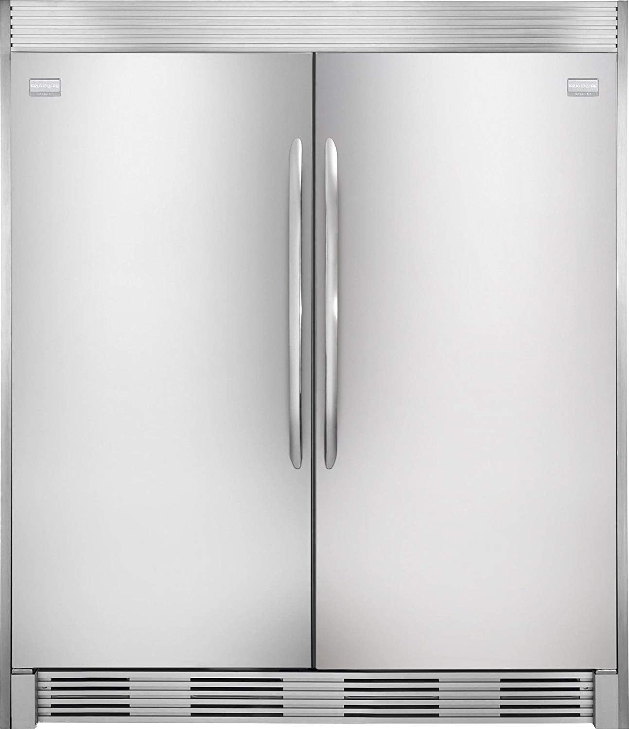 Frigidaire GALLERY Stainless Steel Refrigerator Freezer Combo & Trim ...