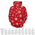 thumbnail image 2 of Christmas Snowflake Deer Men's Women Vintage 3D Hooded Sweatshirt - All-Season Loose Fit Streetwear, 2 of 6