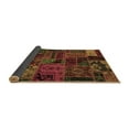 thumbnail image 2 of Ahgly Company Indoor Round Oriental Brown Modern Area Rugs, 3' Round, 2 of 4