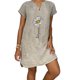 thumbnail image 2 of Mini vestido recto informal con estampado de mariposa y manga corta con cuello en V para mujer Fridja qw5968, 2 of 6