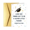 thumbnail image 2 of Greeting Card Set,Blank Card,Note Card,Folded Card,Decorative Card,Stationery Card,Paper Card,Handmade Card,Writing Card普通产品 -> Home & Garden -> 家居装饰 -> Greeting Card 贺卡Funny Fish Graduation Card Fi, 2 of 6