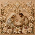 thumbnail image 5 of DIY Christmas Pearl Diamond Paintings Kit, Nativity Scene Pearl Diamond Paintings Art Kit, Religious Christmas Diamond Paintings for Holiday Wall Decor & Gift, 11.8x11.8 Inches, #B, 5 of 6