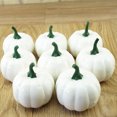 thumbnail image 4 of Halloween Artificial Small Foam Pumpkins Graffiti Simulation Photograph Props Home Party Decor 12Pcs Mixing, 4 of 7