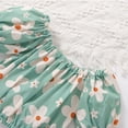 thumbnail image 6 of XIYNBAOK Kids Clothing Sets Cute Outfit 70s Outfits for Kids Teen Shirts and Shorts for Girls 10-12 Baby Neutral Clothes 6 Year Old Girl Clothes, Green 2-3 Years, 6 of 7