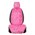 thumbnail image 3 of Cojín de asiento de coche de invierno de felpa de leopardo, decoración interior de un solo asiento para automóvil, adecuado para automóviles, camiones y SUV, 3 of 5