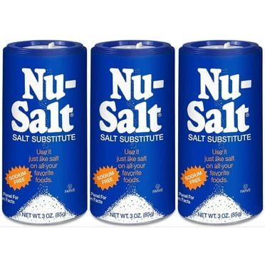 Nu-Salt Salt Substitute, 3 oz (Pack of 3)