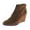 Chestnut, variant on American Rag Womens Baylie Faux Suede Ankle Wedge Boots Brown 5 Medium (B,M)