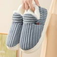 thumbnail image 2 of Zhanying Pantoufles pour Femmes Noires, Pantoufles d'Hiver Douces pour Femmes Chaussures d'Intérieur Confortables avec Chaleur Duveteuse et Conception Lavable à la Machine, 2 of 6