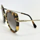 thumbnail image 2 of MIU MIU CORE MU02XS Light Brown Havana Geometric Luxury Fashion Sunglasses 02X, 2 of 6