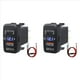 thumbnail image 1 of 2X 12V-24V Salida USB Dual Quick Charge 3.0 & PD Puerto USB C Cargador Enchufe Adaptador de Corriente para AutomóVil Marine Truck-A, 1 of 5