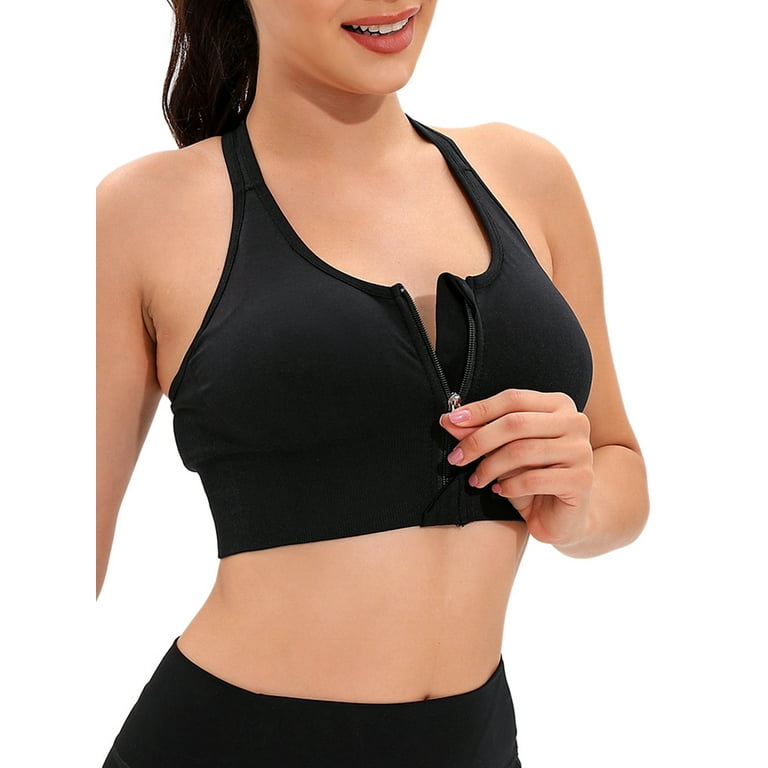 Womens Sports Bras High Support Push Up Bra Wireless Bralette Criss Cross  Back Longline Bra Gym Top Compression Bra, Black, Small : :  Clothing, Shoes & Accessories