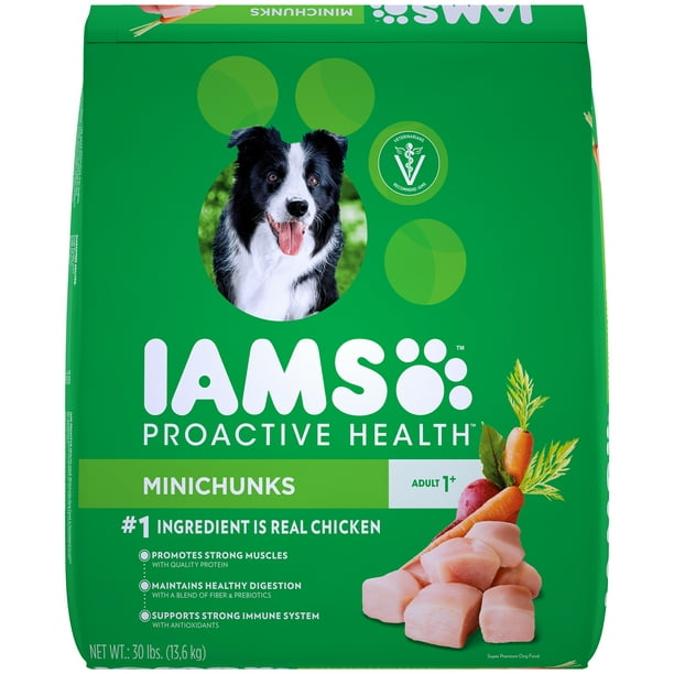IAMS PROACTIVE HEALTH Adult Minichunks Dry Dog Food ...