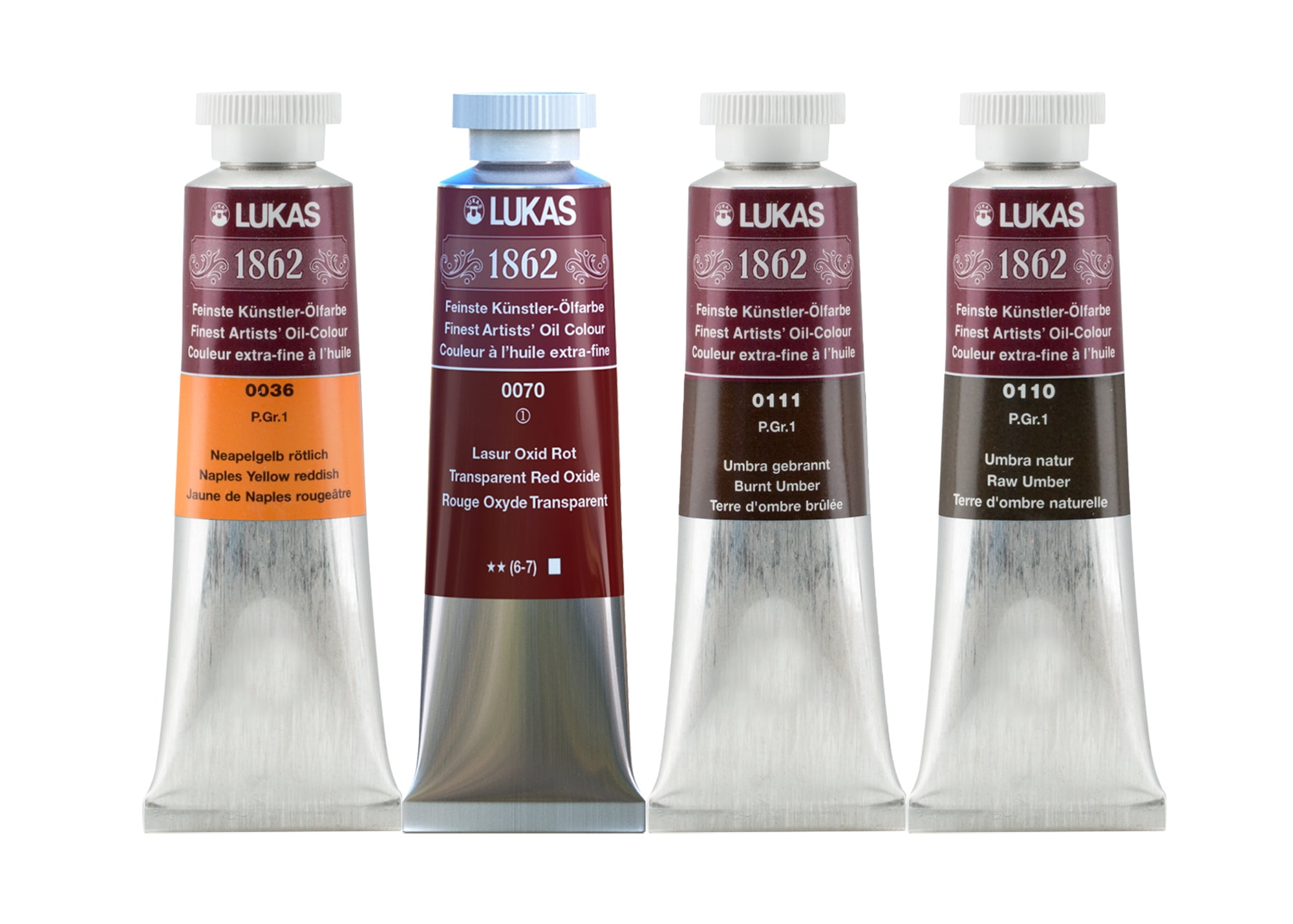 Lukas 1862 Professional Artist Oil Paint FastDrying, NonYellowing, Highly Pigmented Oil