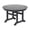 Gray, variant on WestinTrends Malibu Patio Dining Table, All Weather Poly Lumber Adirondack 47" Trestle Round Outdoor Table with Umbrella Hole, Turquoise