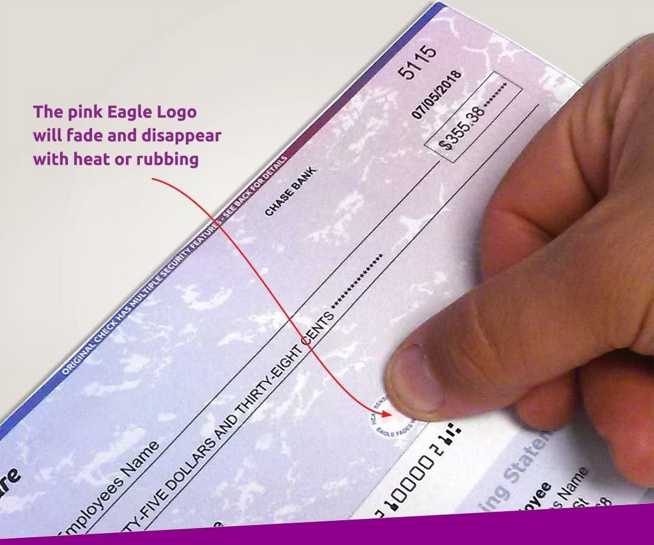 NextSecure Blank Check Stock for Laser/Ink-Jet, 500 Sheets