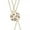 Gold 3Pcs, variant on 3/4 Pcs Best Friend Friendship Necklace Sun Moon Cloud Star Stitching Necklace#-Silver 3Pcs