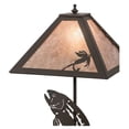 thumbnail image 2 of Meyda Tiffany 164182 Leaping Trout 22" Tall Buffet Table Lamp - Bronze, 2 of 2