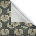thumbnail image 6 of Ambesonne Floral Valance & Curtain, Art Nouveau Poppies, 55"x45", Tan Grey Vermilion, 6 of 6