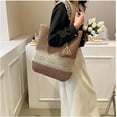 thumbnail image 3 of Kukuzhu Women Straw Beach Bag Summer Woven Shoulder Tote Bag Hobo Bag Travel Picnic Bohemian Vacation Handbag, 3 of 7