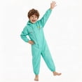 thumbnail image 5 of Kids Raincoats For Toddler Boys And Girls Waterproof Rain Jacket Cartoon Toddler Rain Wear Children Rain Poncho Green 6-7 Years, 5 of 7