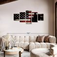 thumbnail image 2 of Elephant Stock Military Heroes Wall Art - Horizontal Multi Panel Canvas - Living Room Wall Decor - Military Multi Panel - Black And White Decor - 74" x 34", 2 of 8