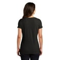 thumbnail image 2 of District Adult Female Women Electric Heather Short Sleeves T-Shirt Black Large, 2 of 4
