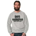 thumbnail image 5 of Grandpa Knows Everything Grandfather Men's Crewneck Sweatshirt Brisco Brands S, 5 of 6