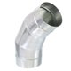 thumbnail image 1 of Conector de tubo de conducto en ángulo de 45 grados de 4" OD de Uxcell, adaptador de tubo redondo para ventilación HVAC, 1 of 5