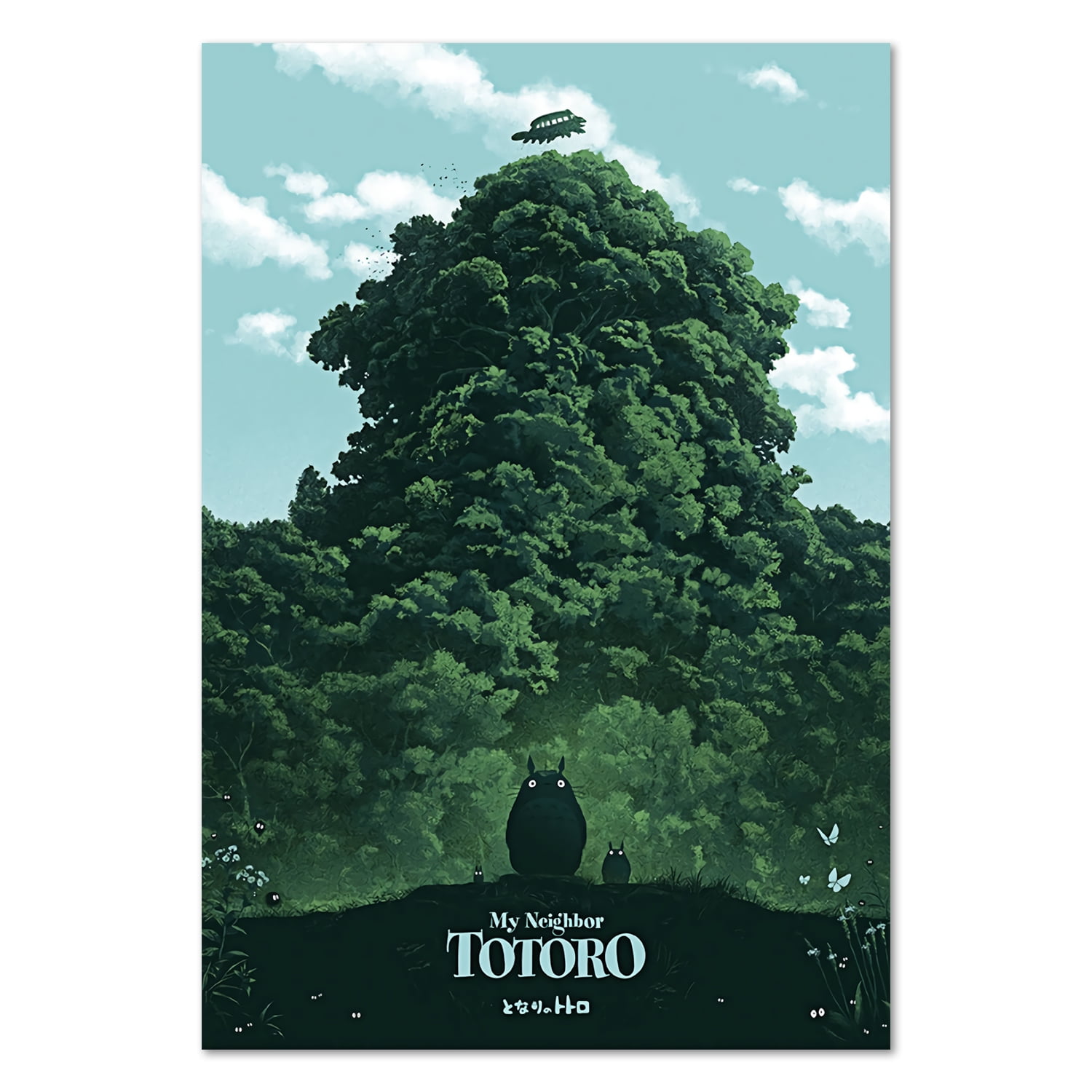 My Neighbor Totoro Poster - Studio Ghibli Anime Art - High Quality Prints 13x21 Walmart.com