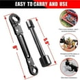 thumbnail image 3 of Plumbing Tools Double Head Wrench Kit Angle Stop Wrench Socket Wrench Plumber Tools Plumber Wrench Tools for Installing and Removing Compression Style B Socket Wrench, 3 of 6