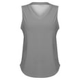 thumbnail image 4 of MESSUEN Sleeveless Tank Tops Tank Top for Women Loose Fit V-neck Raglan T Shirt Print Vest 2025 Loose Casual V Neck Shirt Flowing Top Women’s Tops Casual Tank Tops Dark Gray XL, 4 of 5
