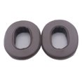 thumbnail image 3 of pitrice Coussinets d'Oreille Coussin en Cuir Éponge pour Casque, Coussinets d'Oreille à Réduction de Bruit, Housse de Casque Circum-Auriculaire de Remplacement pour MDR-1A Brun 1 Ensemble, 3 of 6