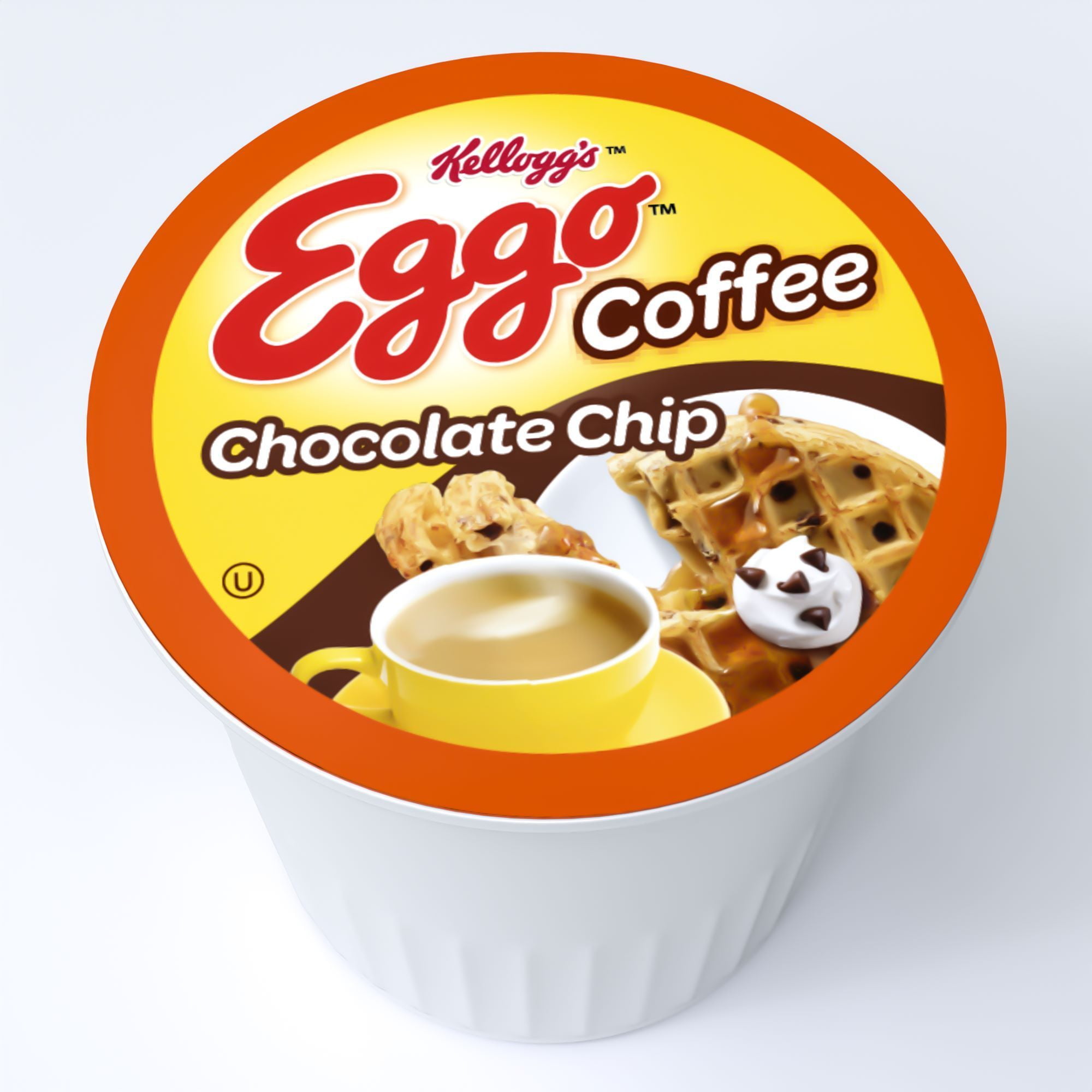 Eggo Beverages Chocolate Chip Waffle Flavored Coffee Pods for Keurig K Cup Brewers, Fair Trade Certified, 40 Count – Rich and Indulgent Chocolate