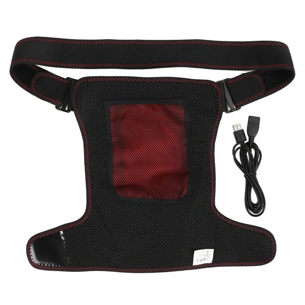 Soporte de hombro con calefacción compresa caliente para mantener el calor Soporte de hombro con calefacción Temperatura lavable ajustable para hombres Mujeres para el cuidado ANGGREK Otros