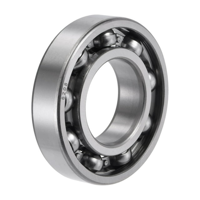 Unique Bargains Roulements à Billes à Gorge Profonde 6208 40x80x18mm Type Ouvert CN Acier Chromé