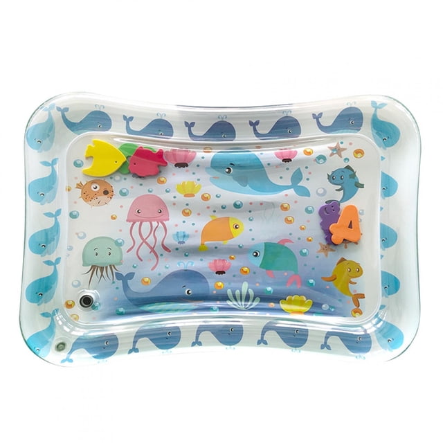 Estera inflable del cojín del agua del bebé de la vida marina - palmada propensa, 50*70cm (tipo H)