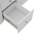 thumbnail image 2 of Linon Chariot de Cuisine en Bois Blanc, 2 of 25