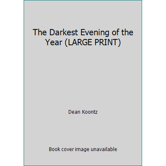 Pre-Owned The Darkest Evening of the Year (LARGE PRINT) (Hardcover) 0739491725 9780739491720