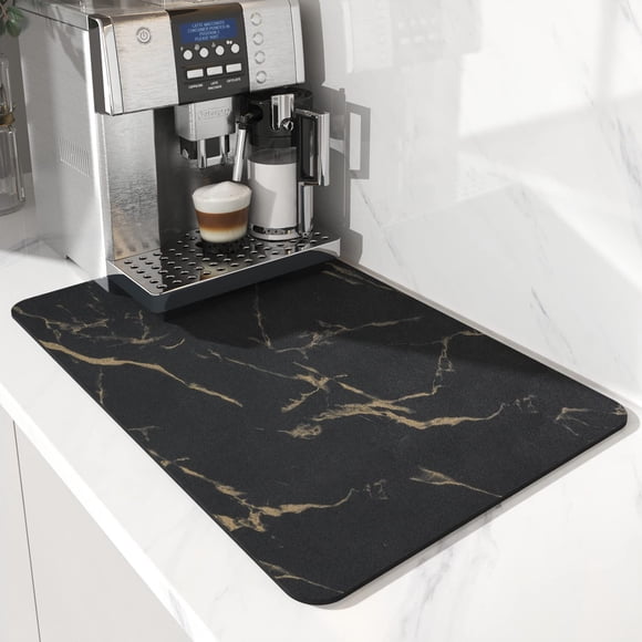 Tapete de café AMOAMI absorbente con respaldo de goma para cocina