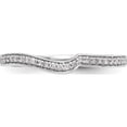 thumbnail image 4 of 14K White Gold Diamond Wedding Band (Size 7) Made In India rm2414b-010-waa, 4 of 5
