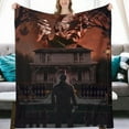 thumbnail image 5 of Horror Movie Halloween Michael Myers Printed Plush Throw Blanket, Ultra Soft Microfiber for Sofa Bedroom Living Room or Camping 40" x 50", 5 of 10