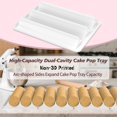 thumbnail image 3 of Juego de Moldes para Cake Pops Círculo de 4.45 cm con Bandeja de Doble Cavidad, 3 of 7