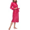 thumbnail image 2 of White Mark Soft Long Sleeve Plush Robe (Women's & Women's Plus), 2 of 4