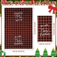 thumbnail image 3 of 4 Pack Christmas Kitchen Towels Buffalo Plaid Tea Dishtowels Farmhouse Winter Bathroom Hand Towels Christmas Decorations for Kitchen Holiday Xmas Housewarming Gifts(Red Black,Tree), 3 of 6